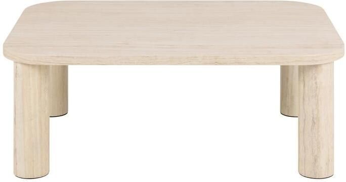 Bendt Salontafel Joaquim Travertin look 100 x 75cm Beige - Foto 2