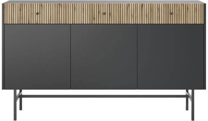 By fonQ Scandiva Dressoir 3-deurs Naturel