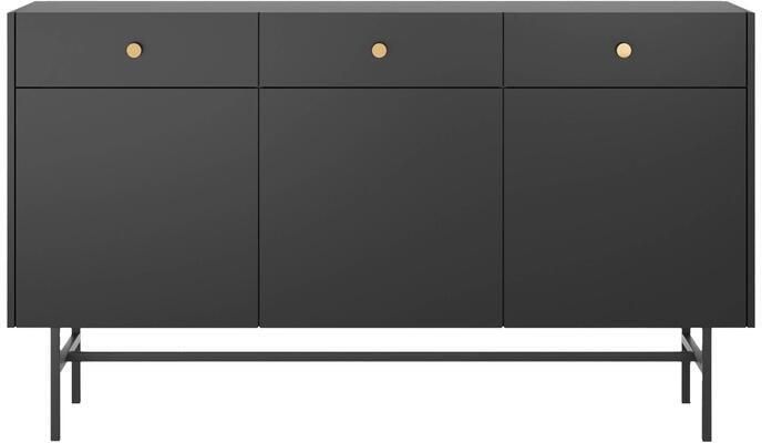 By fonQ Scandiva Dressoir 3-deurs Zwart