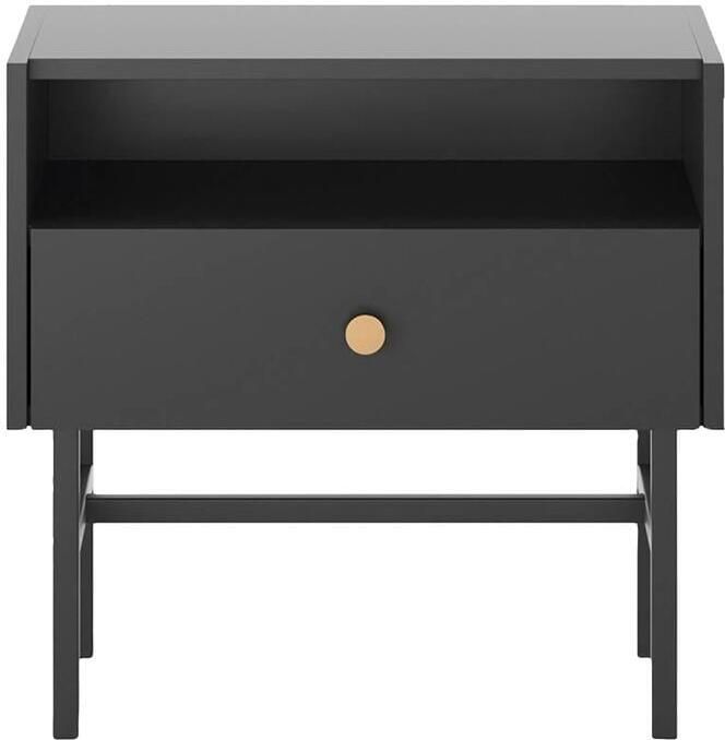 By fonQ Scandiva Nachtkastje Zwart