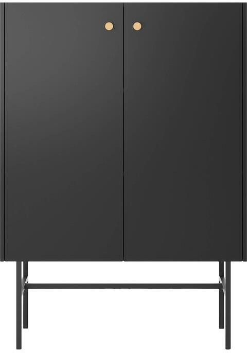 By fonQ Scandiva Opbergkast Zwart