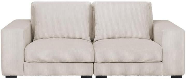 By fonQ Snug 2 5-zitsbank Rib Crème