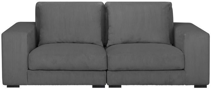 By fonQ Snug 2 5-zitsbank Rib Donkergrijs