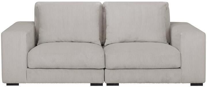 By fonQ Snug 2 5-zitsbank Rib Lichtgrijs