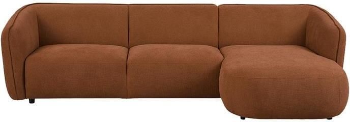 By fonQ Soft Hoekbank met Chaise Longue Rechts Micro Chenille Terra