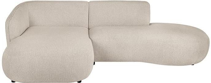 By fonQ Soft Ottomane Bank Rechts Naturel Melange