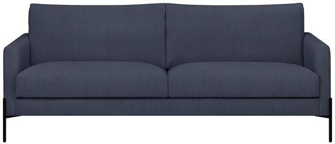 By fonQ Sora 2-zitsbank Linnen Donkerblauw