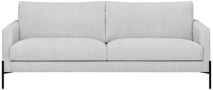 By fonQ Sora 2-zitsbank Linnen Lichtgrijs