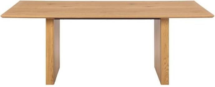 Giga Living Eettafel Rechthoek 210cm Naturel Hout 6-8 Personen Magnus - Foto 2