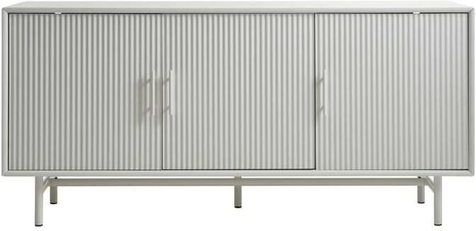 Giga Meubel Giga Living Dressoir Greige Metaal MDF 3-Deuren 160x45x75cm Palma - Foto 3