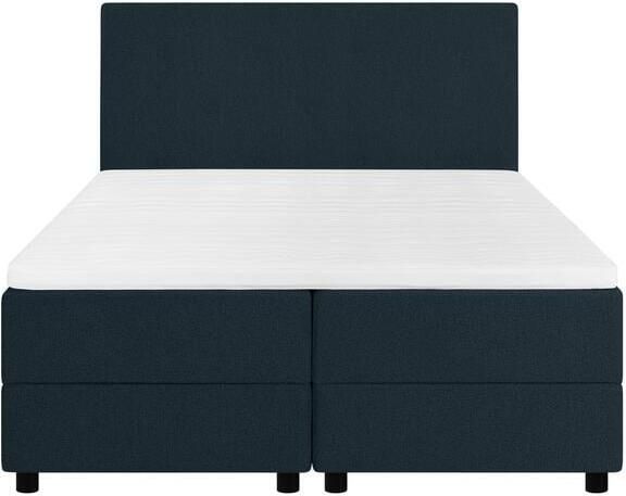 By fonQ Stilo Boxspring met Opbergruimte en Hoofdbord 160 x 200 cm Blauw