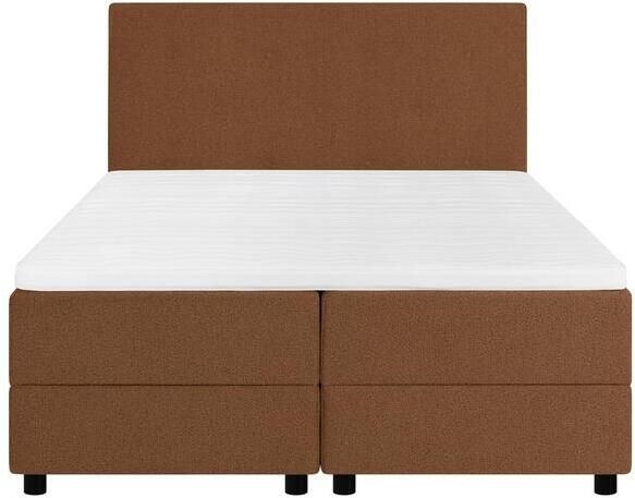 By fonQ Stilo Boxspring met Opbergruimte en Hoofdbord 160 x 200 cm Terra