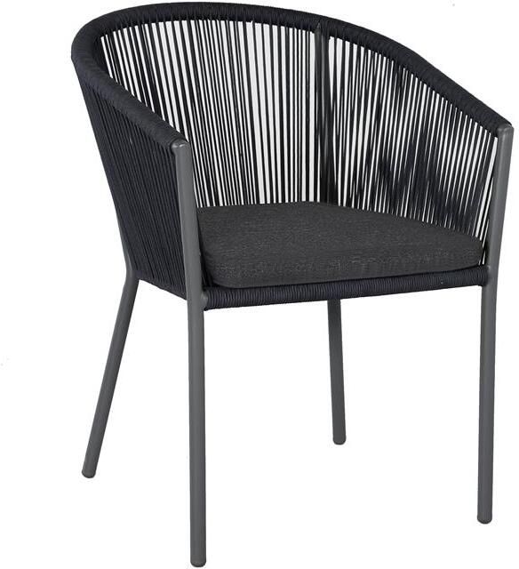 By fonQ Strain Tuinstoel Zwart - Foto 2