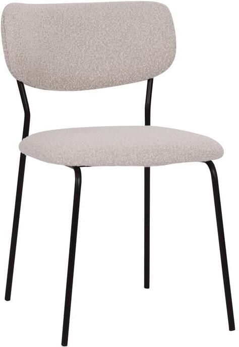 Housecraft living Leah Eetkamerstoelen Off White Gebroken wit Set van 2 - Foto 2