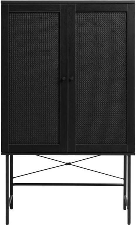 Giga Living Kast Zwart Melamine 80x40x135cm Kast Pensacola - Foto 2