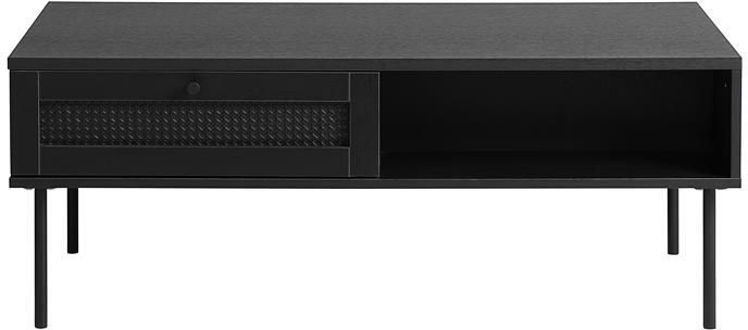 Giga Living Salontafel Melamine Zwart 60x110cm 1-Deurs Tafel Pensacola - Foto 3