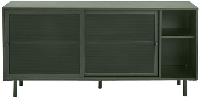 Giga Meubel Giga Living Dressoir Metaal Groen Schuifdeuren 45x160x75cm Veep - Foto 2