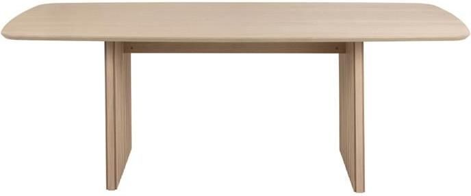 Giga Living Eettafel Rechthoek 220cm Lichtbruin MDF 6-8 Personen Loeck - Foto 3