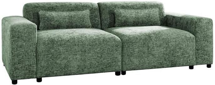 By fonQ Velura 2-zitsbank Chenille Groen