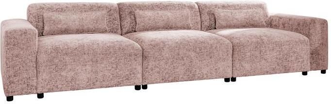 By fonQ Velura 3-zitsbank Chenille Oudroze