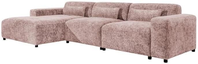 By fonQ Velura Hoekbank Links Big Chenille Oudroze