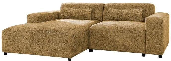 By fonQ Velura Hoekbank Links Chenille Oker