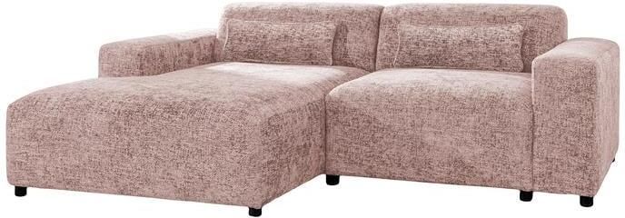 By fonQ Velura Hoekbank Links Chenille Oudroze