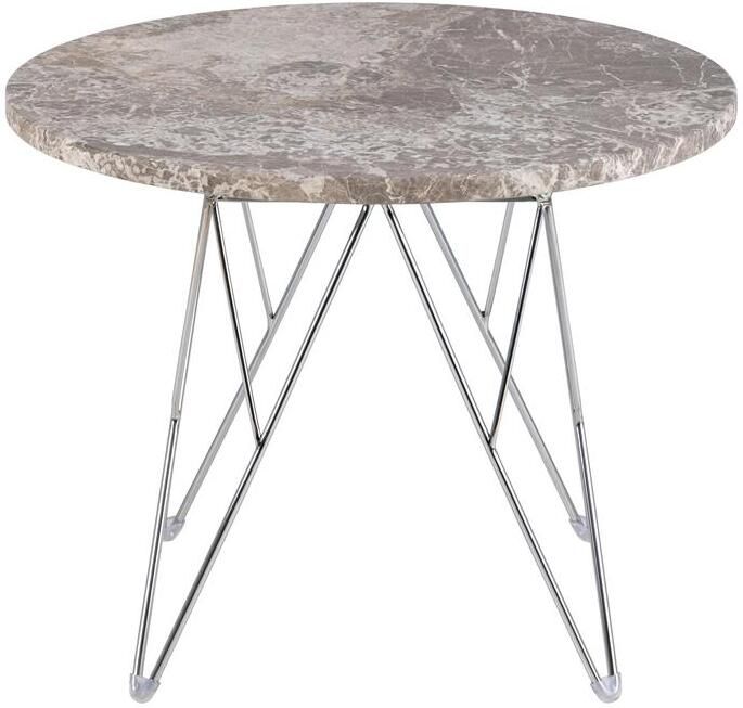 Giga Living Bijzettafel Hermanson 55x55x41 4 cm Bruin Marmer - Foto 3