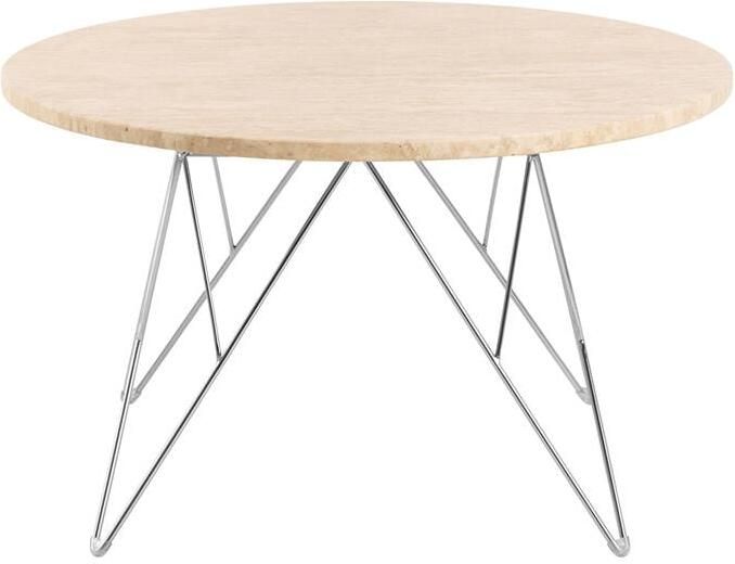 Giga Living Salontafel Hermanson 80x80x46 4 cm Beige Travertin - Foto 3