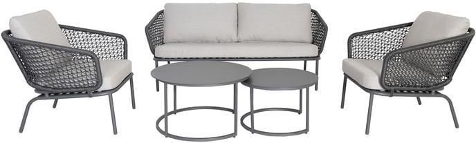 By fonQ Wire Loungeset 2-Zitsbank en Tuinstoelen