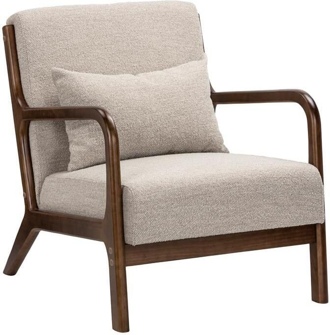 By fonQ Wise Fauteuil Walnoot Beige