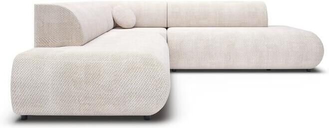 By fonQ Wisp Hoekbank Links Rechts met Slaapfunctie Chenille Greige