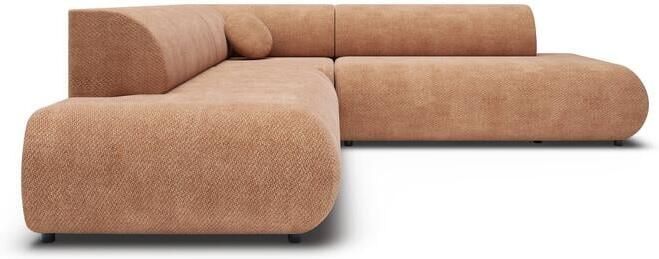 By fonQ Wisp Hoekbank Links Rechts met Slaapfunctie Chenille Terra