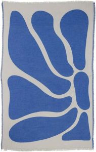 By fonQ Flora Plaid 130 x 200 cm Blauw