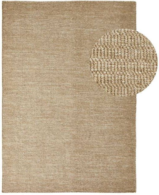 By fonQ Mellow Wollen Vloerkleed 160 x 230 cm Taupe