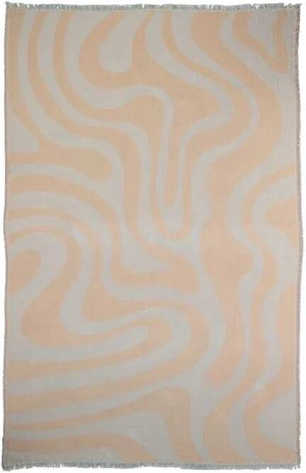 By fonQ Wave Plaid 130 x 200 cm Biscuit - Foto 1