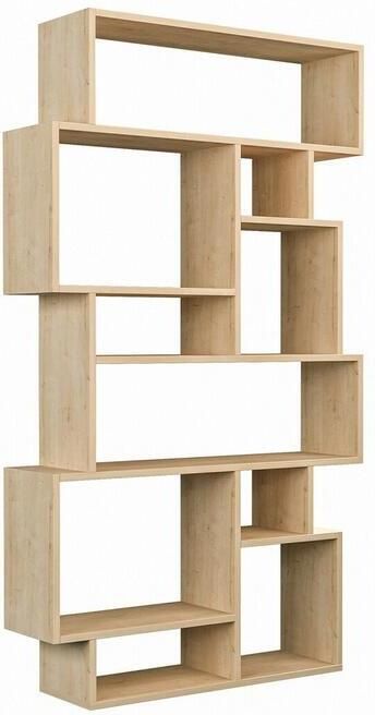 CALICOSY Boekenkast KARMATO H168 5 cm Eikenlook