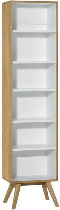 CALICOSY Boekenkast met 5 planken H207 5 cm NATURE