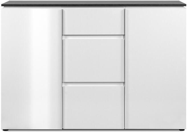 CALICOSY Dressoir BREST Wit B133 cm