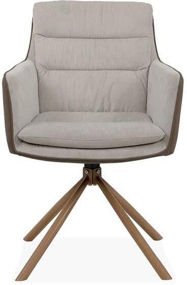 CALICOSY Fauteuil Logan Beige Set van 2