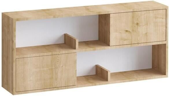 CALICOSY Hangplank met 2 deuren FLORA B120 cm Houtlook