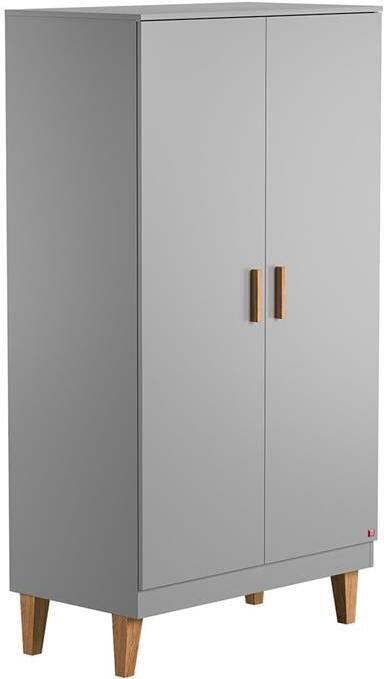 CALICOSY Kledingkast Lounge 100 cm Grijs