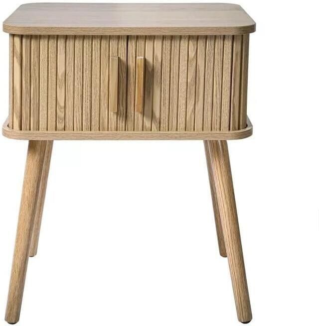 CaliCosy Nachtkastje Vintage met 2 Schuifdeuren H58cm ERNEST - Foto 2