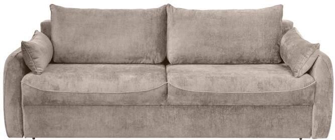 CALICOSY Slaapbank 3-zits in stof B230 cm SOHO Beige