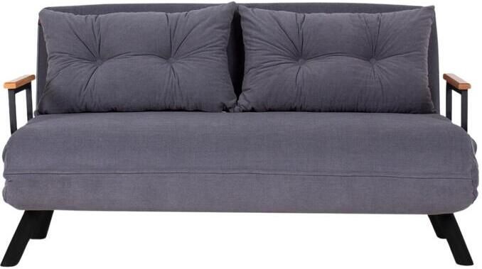 CALICOSY Slaapbank voor 2 personen SANDO Grijs