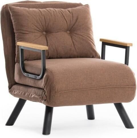 CALICOSY Slaapfauteuil SANDO B67 cm Bruin