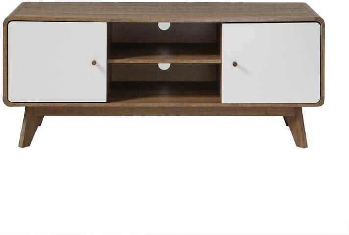 Casame TV-meubel 2 Deuren en 2 Vakken L128 5 cm ALBURA - Foto 2