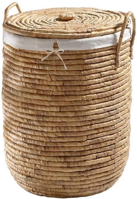 CALICOSY Wasmand met deksel H65 cm