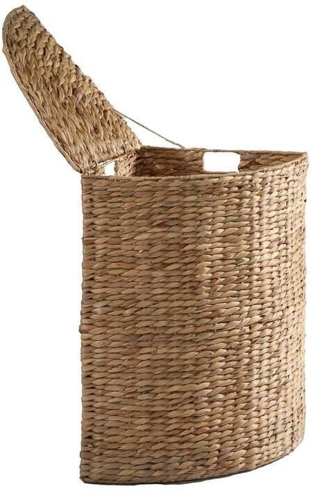 CALICOSY Wasmand van waterhyacint B40 x H66 cm