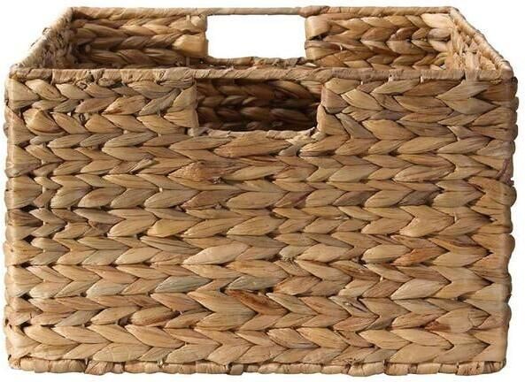 CALICOSY Waterhyacint mand met metalen frame H20 cm